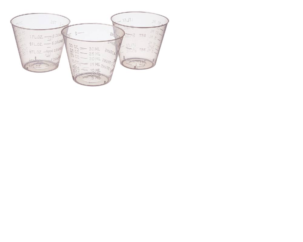 Denticator 039910 Dispensing Cups 30 mL Metered Translucent 100/Pk