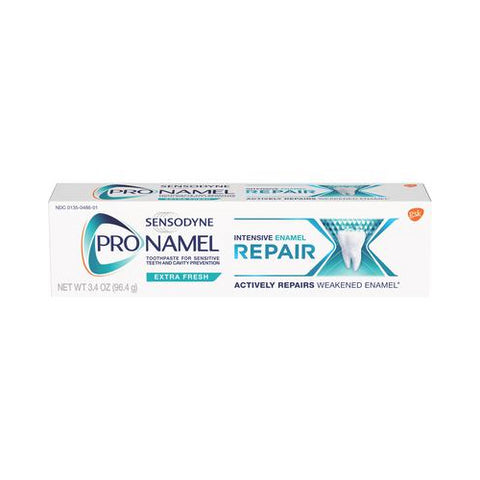 GlaxoSmithKline 88758A Sensodyne ProNamel Intensive Enamel Repair Toothpaste Extra Fresh 12/Pk 3.4 oz