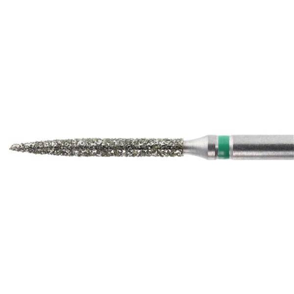 Premier Dental 863012C Solo FG #1512.10C Flame Shaped Coarse Grit Diamond Burs 25/Bx