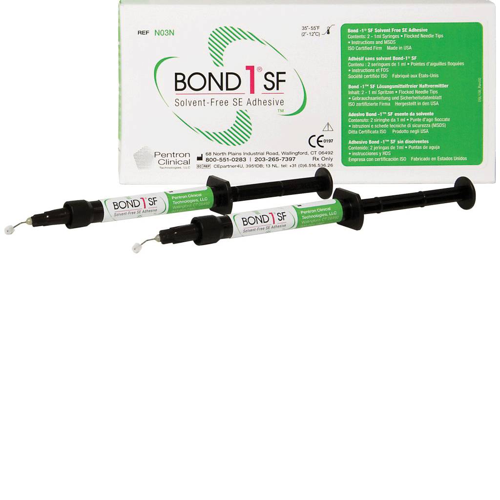 Pentron N03N Bond-1 Solvent Free SE Dental Adhesive Syringes 2/Pk