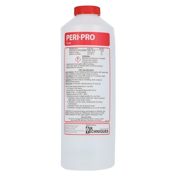 Air Techniques 90802 Peri-Pro Dental Radiograph Chemistry Fixer 1 Quar ...