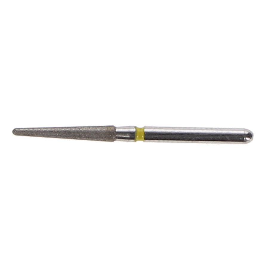 House Brand Dentistry 401652 HSB FG 850-018SF Round End Taper Super Fine Grit Diamond Burs 10/Pk