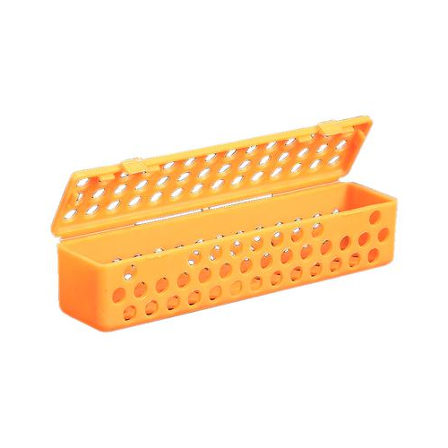 Plasdent 203SCS-12 Instrument Steri Container Neon Tangerine 8