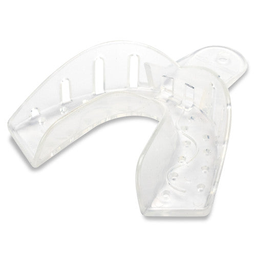 Plasdent ITC-SL Dental Impression Trays #6 Small Lower Crystal Clear 12/Pk