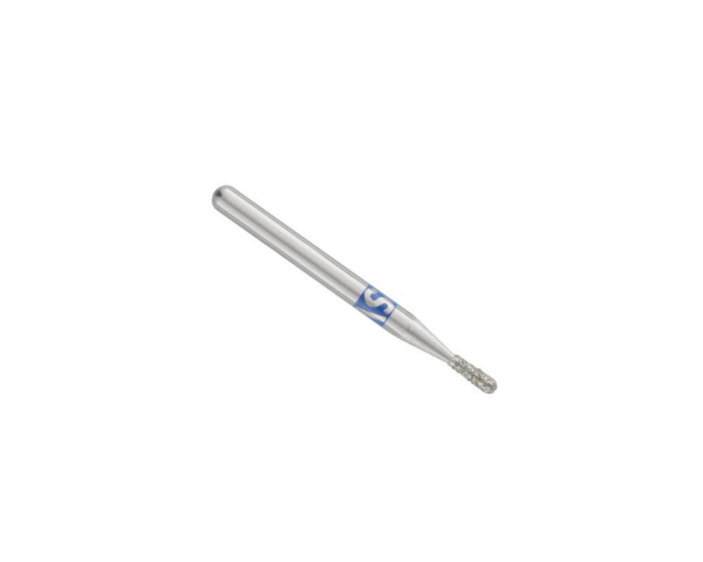 SS White 830-010M-S Piranha FG Short Shank Pear Shaped Medium Grit Diamond Burs 25/Pk