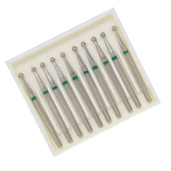 Coltene Whaledent X801M012 Alpen X1 FG 801-012 Round Medium Grit Sterile Diamond Burs 25/Pk