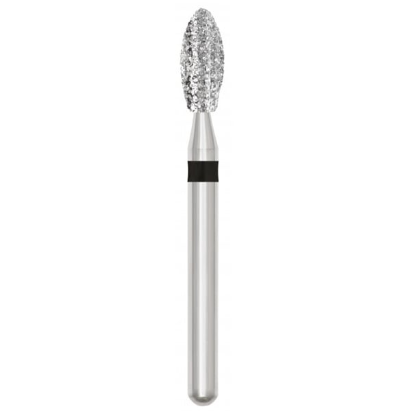 SS White 91168-5 Revelation FG 368-023SC Pointed Football Super Coarse Grit Diamond Burs 5/Pk