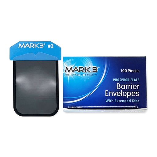 Mark3 7792 PSP Phosphor Plate Barrier Envelopes #2 31mm X 41mm 100/Pk
