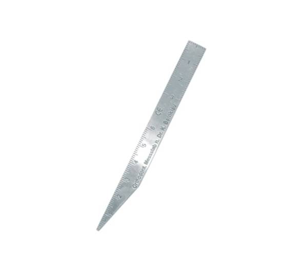 Dentaurum 044-730-01 Stainless Steel Ruler Sterilizable