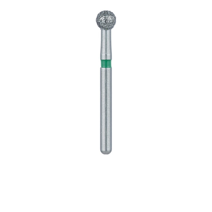 Meisinger 801G-027-FG FG Round Coarse Grit Diamond Burs 5/Pk