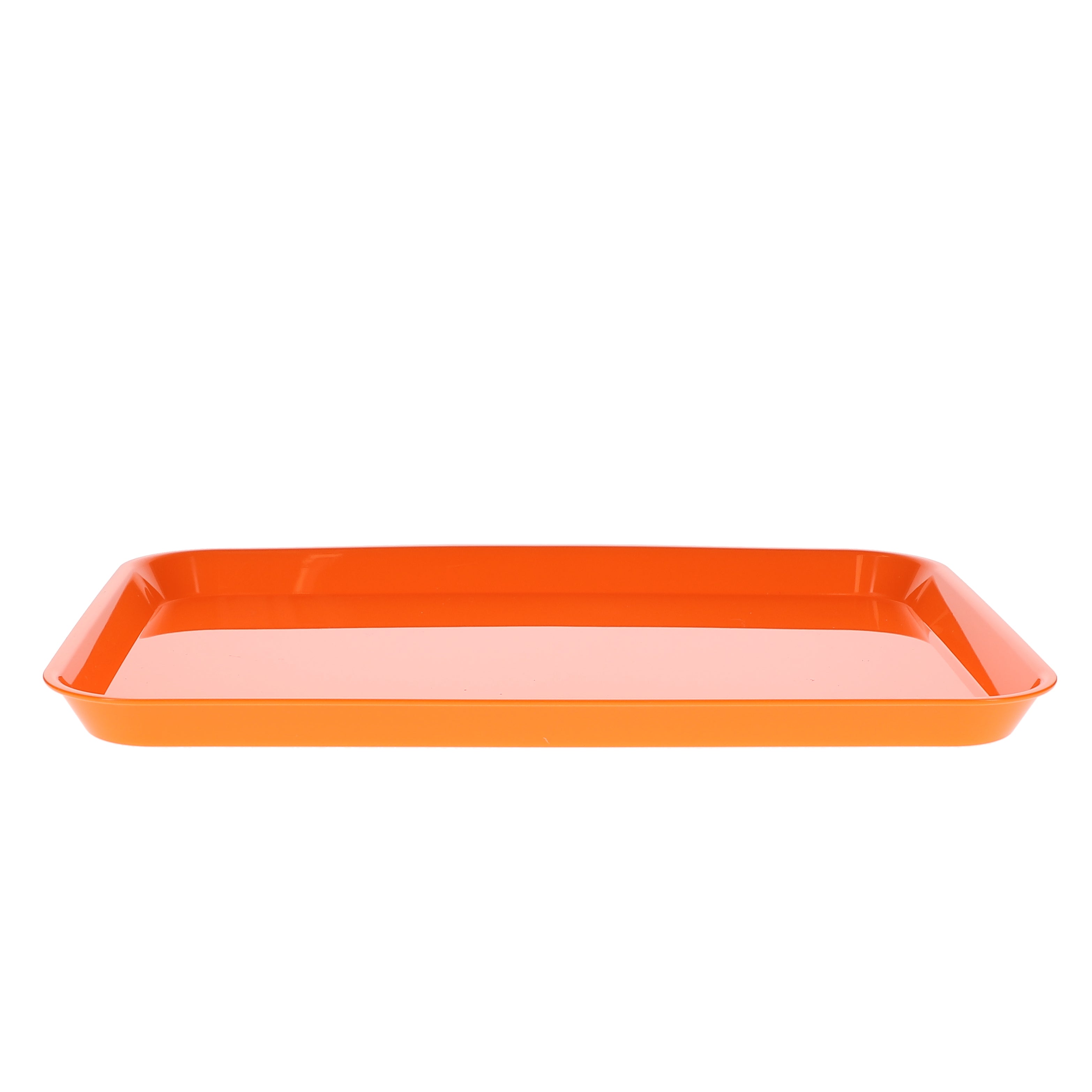 House Brand Dentistry 108145 HSB Set-Up Tray Flat #B Ritter Tangerine Plastic 13 3/8