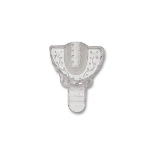 Vista Dental 310003 Vista Clear Plastic Impression Tray #3 Med/Upper 12/Bg