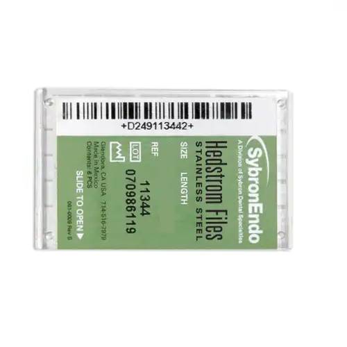 Kerr Dental 12820 Endodontic Hedstrom Files 30mm #25 Stainless Steel 6/Bx
