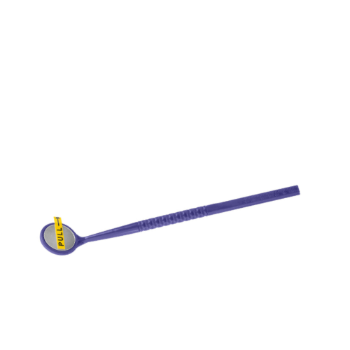 Plasdent MMR-10V Disposable Plastic Mouth Mirrors Front Surface Viola 100/PK