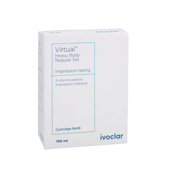 Ivoclar Vivadent 768525 Virtual VPS Material Heavy Body Regular Set 2/Pk 50 mL