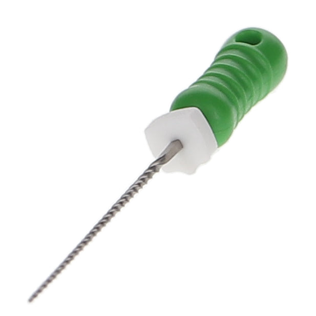 House Brand Dentistry 400108 HSB Endodontic K-Files 21mm #35 Green Stainless Steel 6/Pk