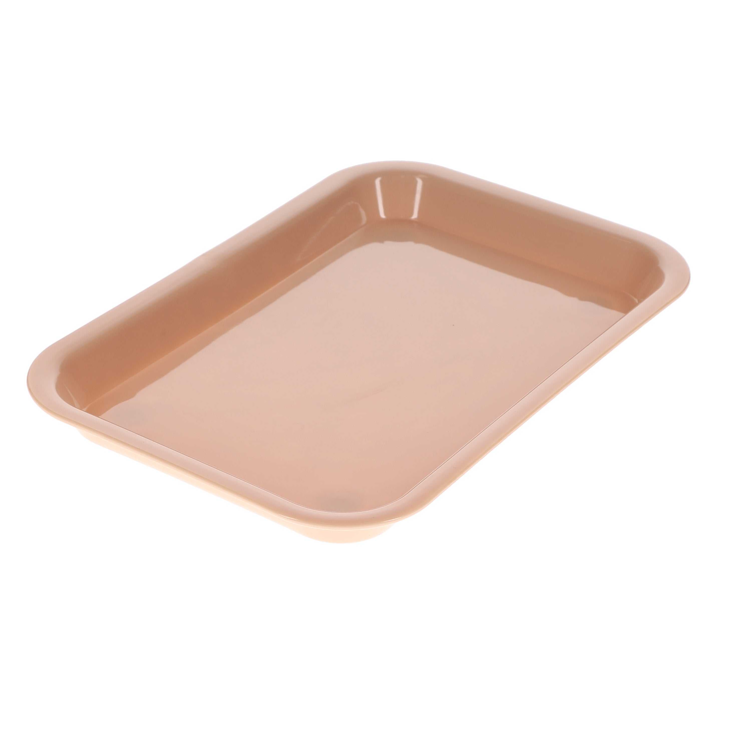 House Brand Dentistry 108159 HSB Flat Tray #F Mini Pastel Sand Plastic 9-5/8