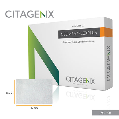 Citagenix NF2030 Membrane Porcine Collagen Neomem FlexPlus 20x30mm Resorbable