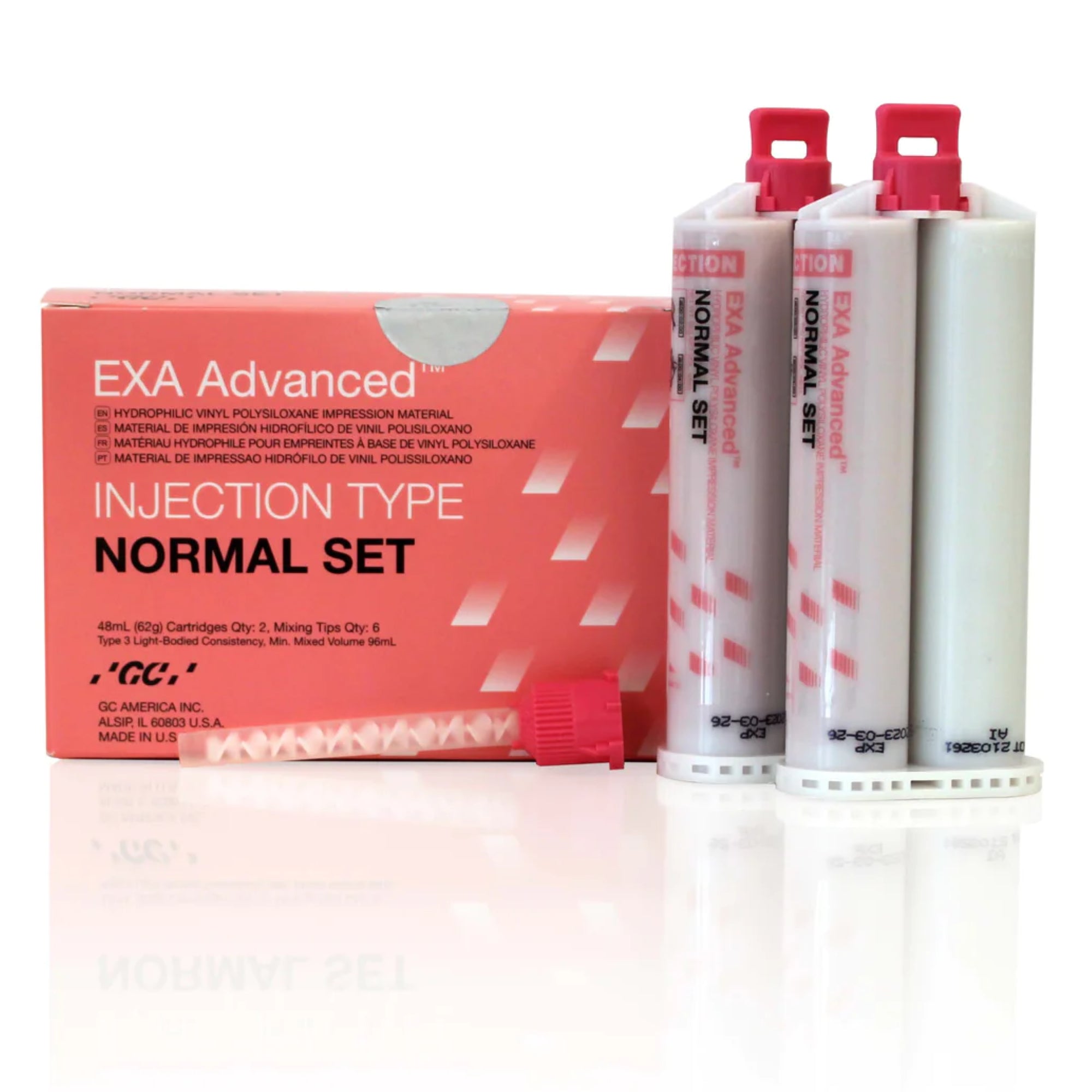 GC 137119 EXA Advanced VPS Injection Normal Set 2/Pk 48mL