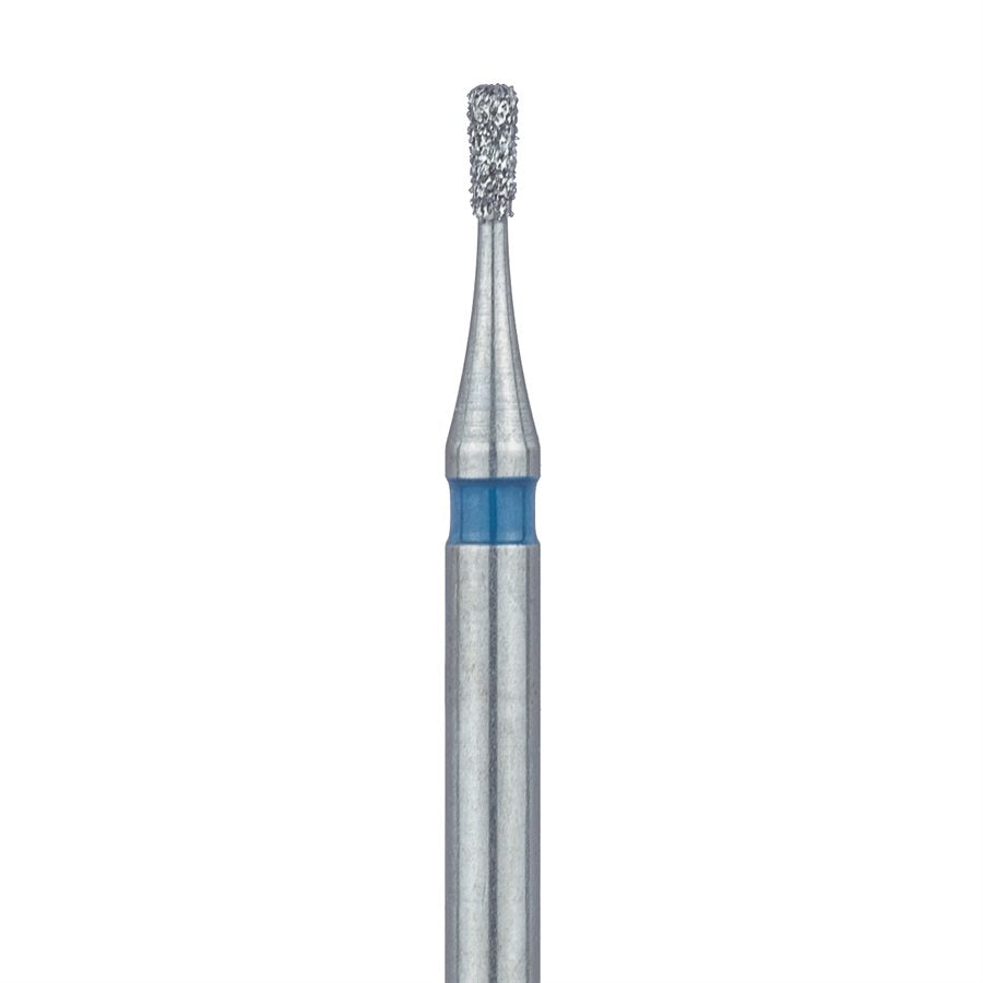 Meisinger 809-009-FG Pear Shaped 0.9mm Medium Grit Diamond Burs 5/Pk