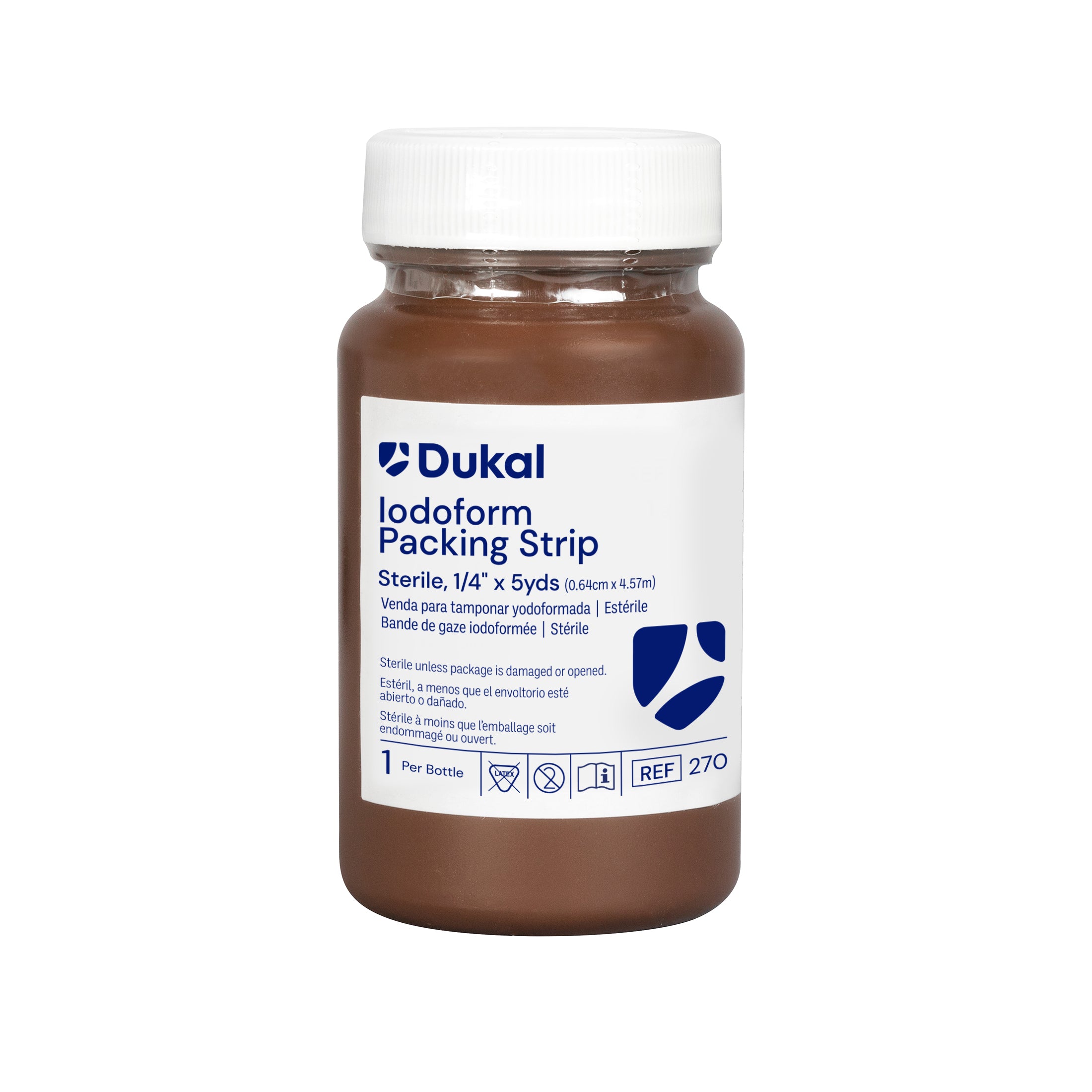 Dukal 270 Iodoform 5% Packing Strips Sterile 1/4
