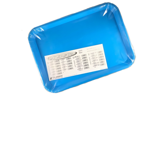 Plasdent 300BFS-2PS Flat Set-Up Tray Size B Ritter Baby Blue 13 3/8
