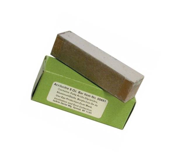 Buffalo Dental 00651 Acrilustre Polish Compound 5 Oz Bar