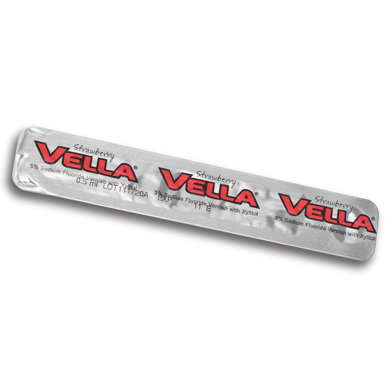 Preventive Technologies 770023 Vella Fluoride Dental Varnish Strawberry 35/Bx