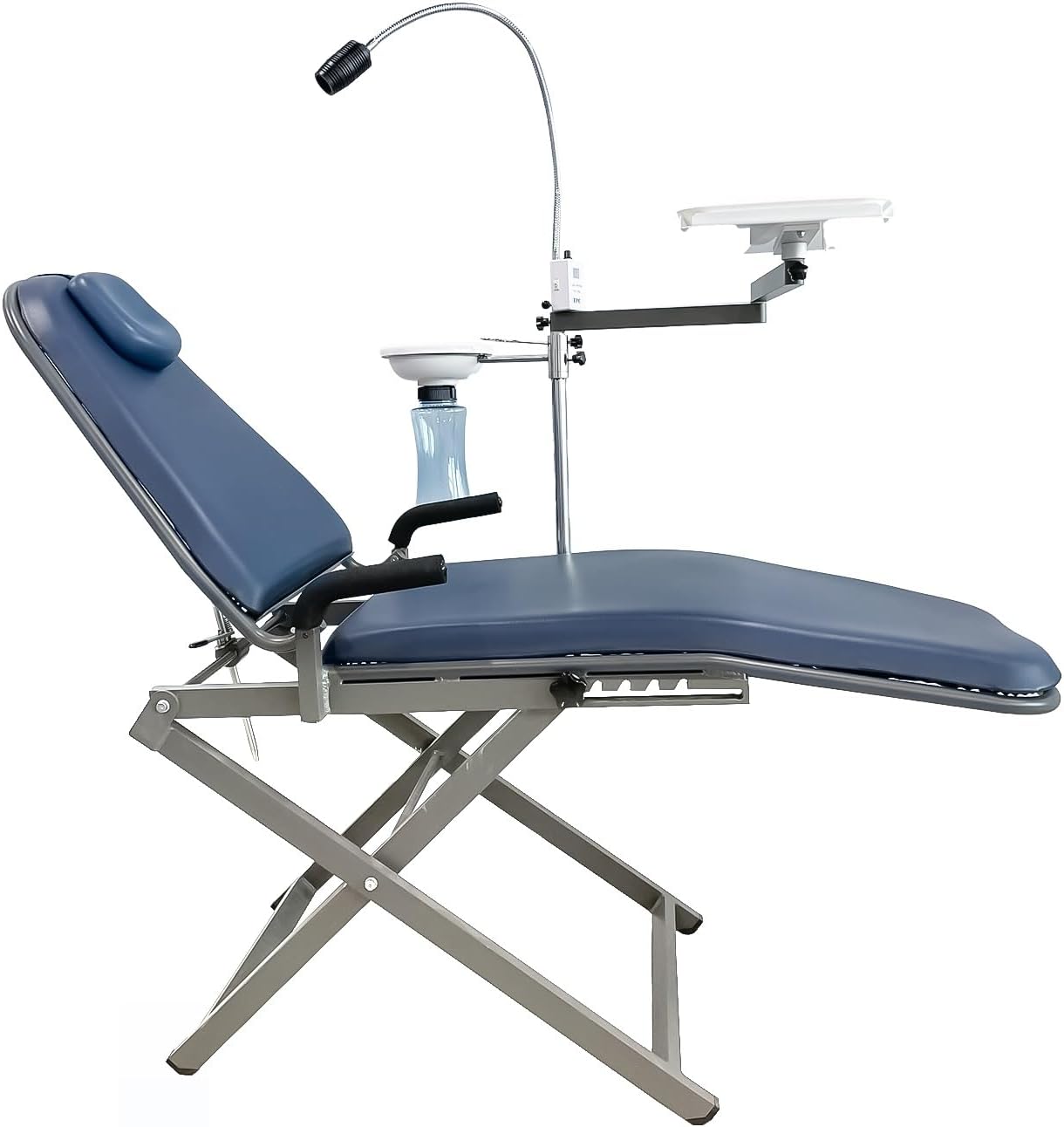 TPC Advanced Technology PC2700 Portable Dental Chair Package Includes Chair, Stool, Light, Tray & Carrying Bags