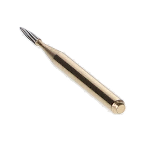 House Brand Dentistry 411211 HSB FG #7801 Bullet Trimming & Finishing Carbide Burs 10/Pk