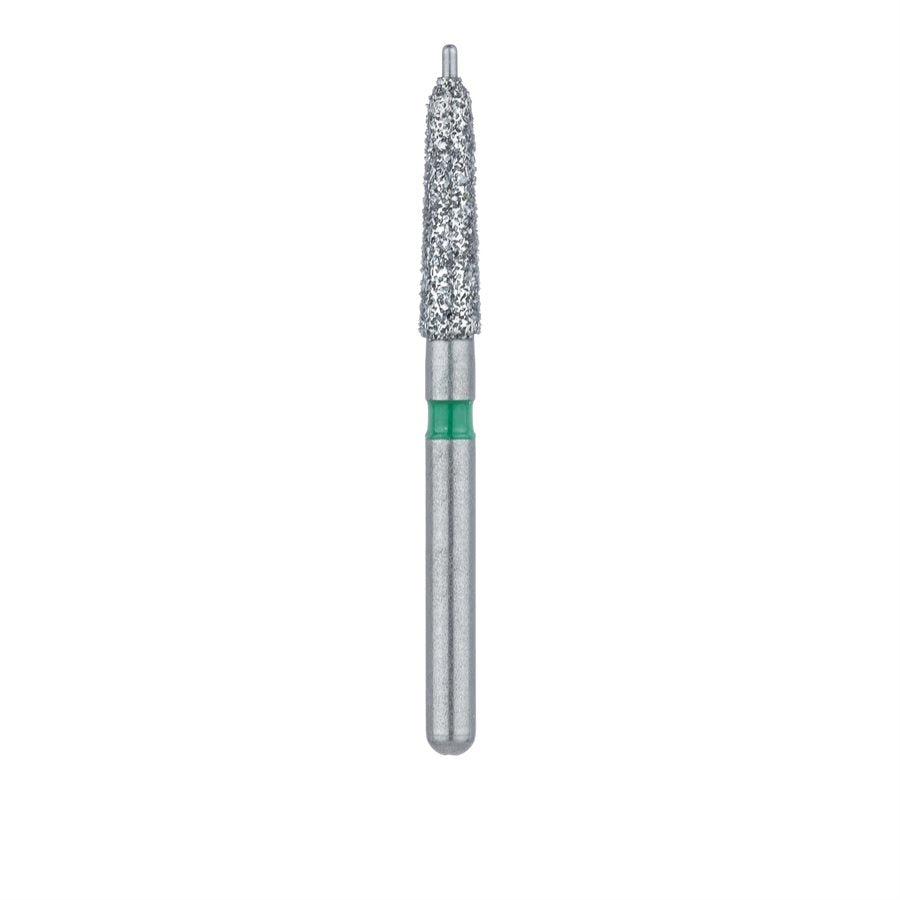 Meisinger 508G-020-FG Crown Prep Diamond Burs With Tapered Guide Tip 2.0mm Coarse 5/Pk