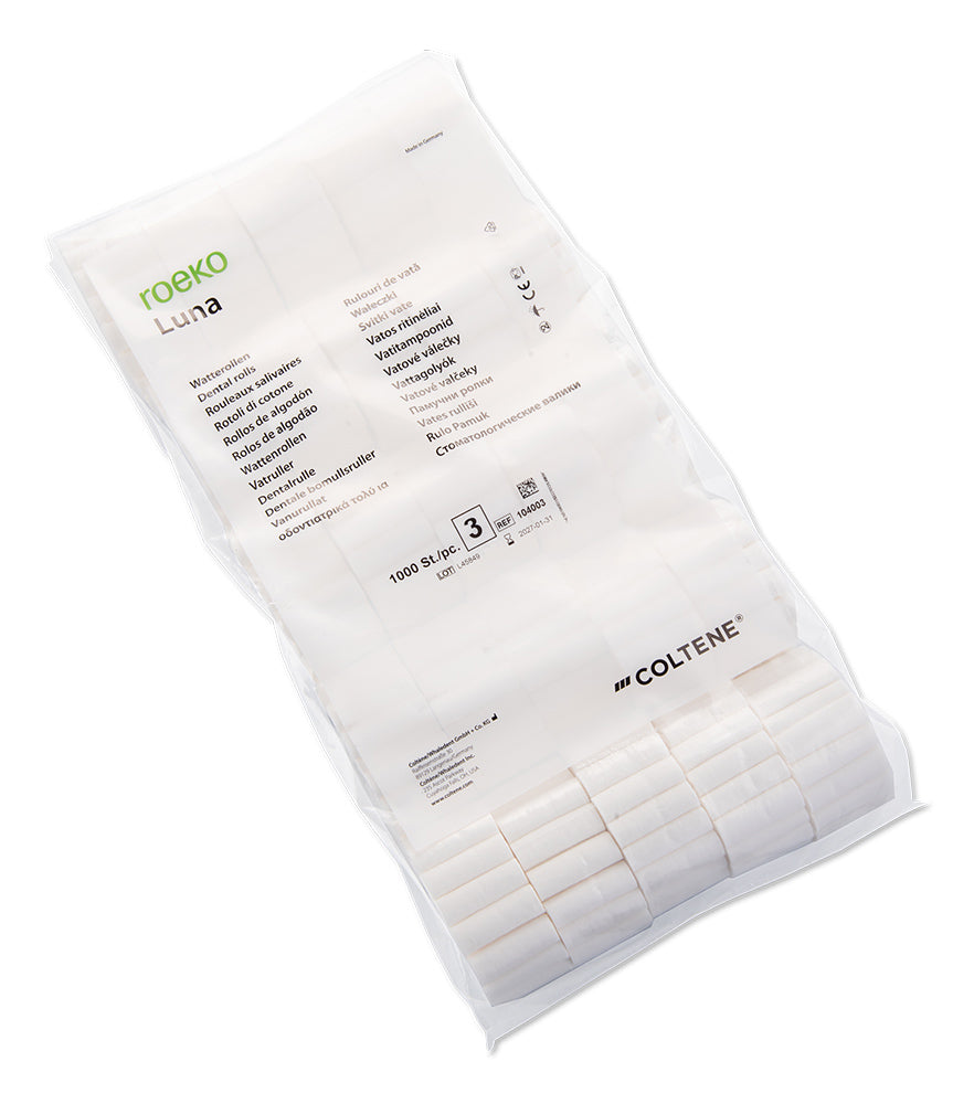 Coltene Whaledent 104003 Roeko Luna Dental Rolls Size #3 1.5