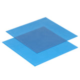 House Brand Dentistry 100700 HSB Rubber Dams Latex 5" X 5" Heavy Gauge Blue 52/Pk