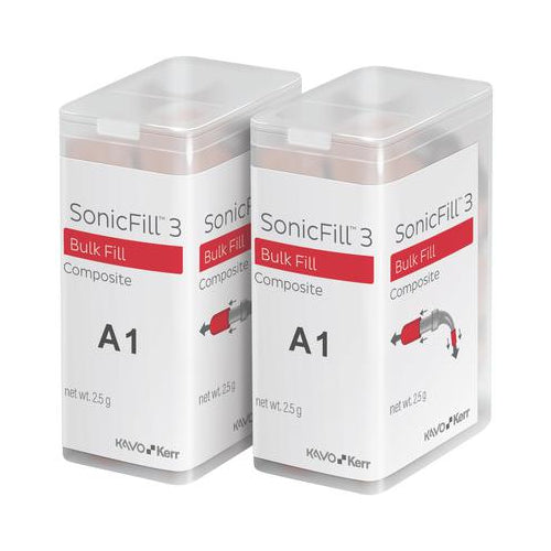 Kerr Dental 36711 SonicFill 3 SingleFill Bulk Fill Composite Unidose Tips A1 20/Pk EXP Jan 2025