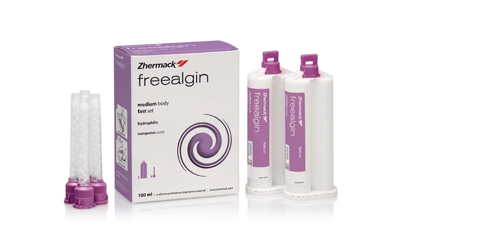 Zhermack C300110 Freealgin A-Silicone Alginate Alternative Tropical Fruit 2/Pk 50 mL