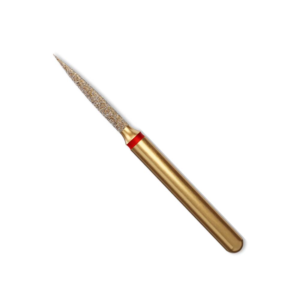 Coltene Whaledent 60032453 Alpen FG G862-314-012-08.0-F Flame Shaped Fine Grit Diamond Burs 5/Pk