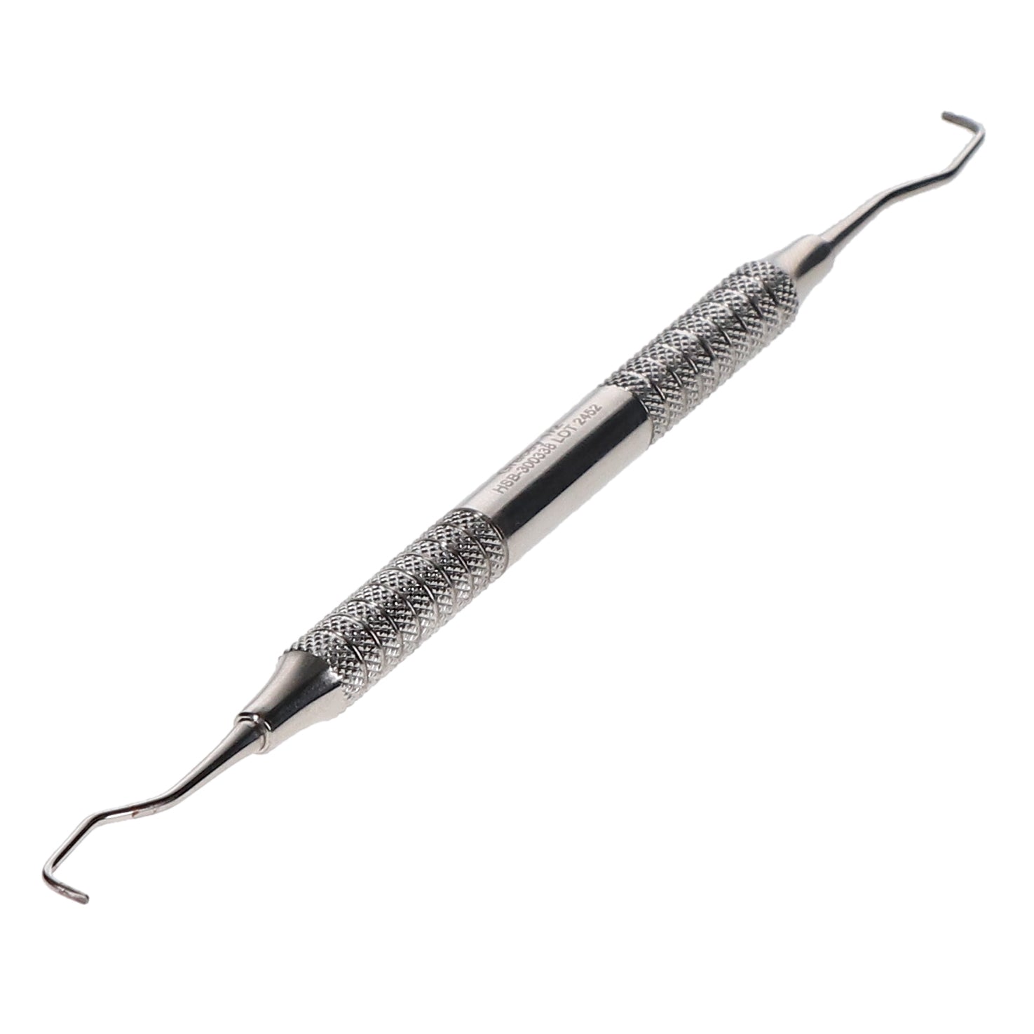House Brand Dentistry 300338 HSB Double End #1/2 Dental Curette Gracey Hollow Handle