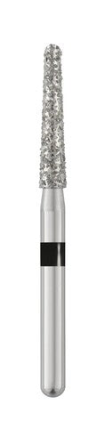 SS White 856L-018SC Piranha FG Long Round End Taper Super Coarse Grit Diamond Burs 25/Pk