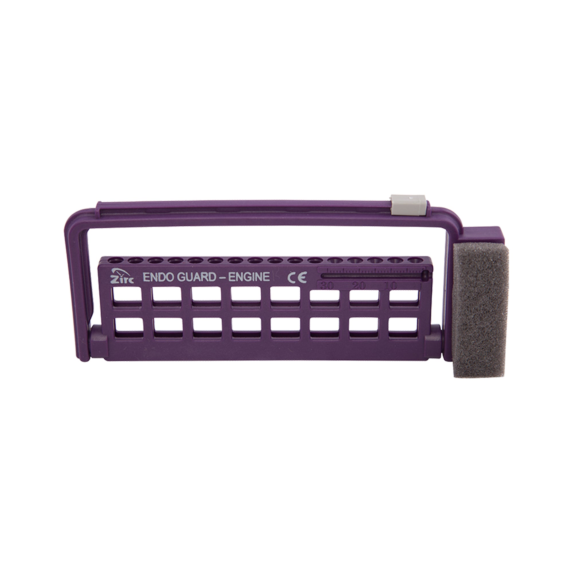 Zirc Dental 50Z452E Steri-Endo Guard Plum Engine Organizer Holds Up To 11 Files & 5 Hand Files