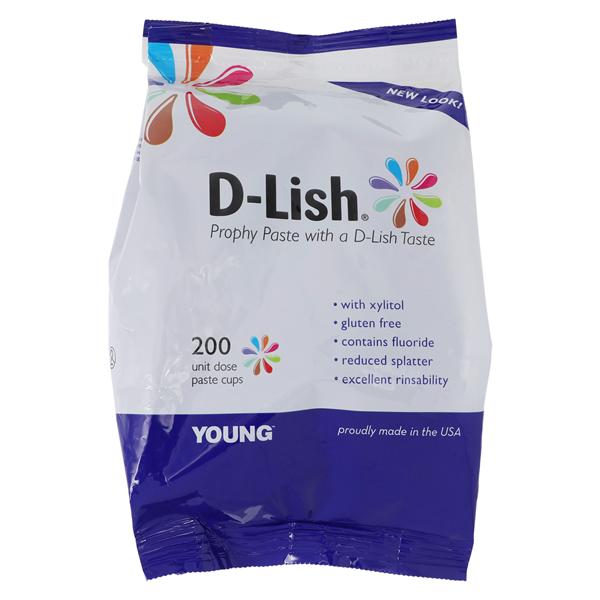 Young Dental 305120 D-Lish Prophy Paste Medium Orange 200/Bx