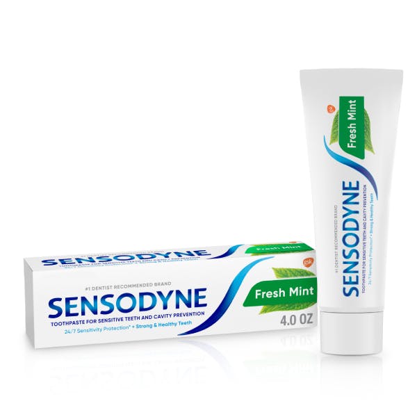 GlaxoSmithKline 08115H Sensodyne Fresh Mint Toothpaste 12/Pk 4 oz