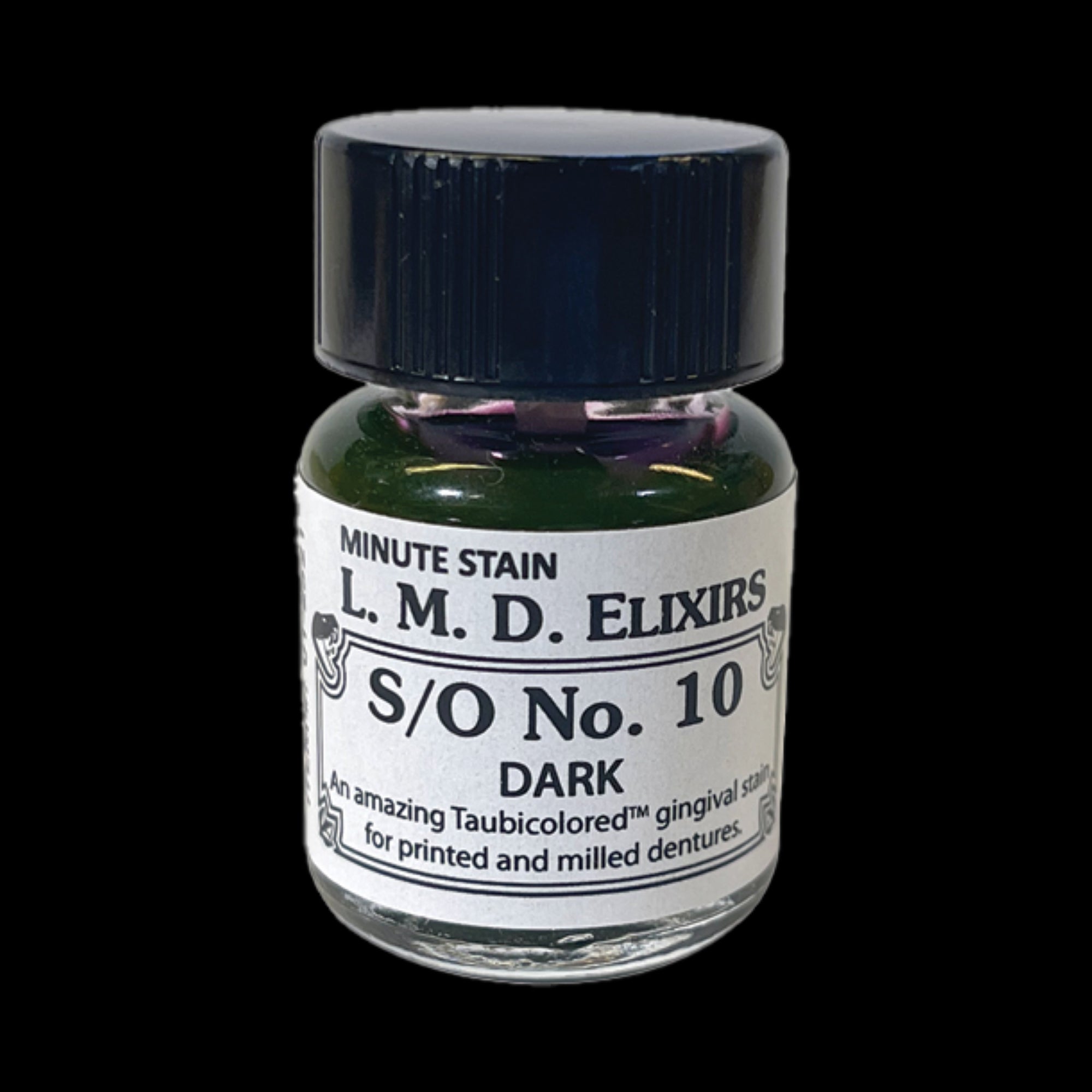 Taub 01-2521 L.M.D. Elixirs S/O NO.10 Dark Dental Liquid 6mL Bottle
