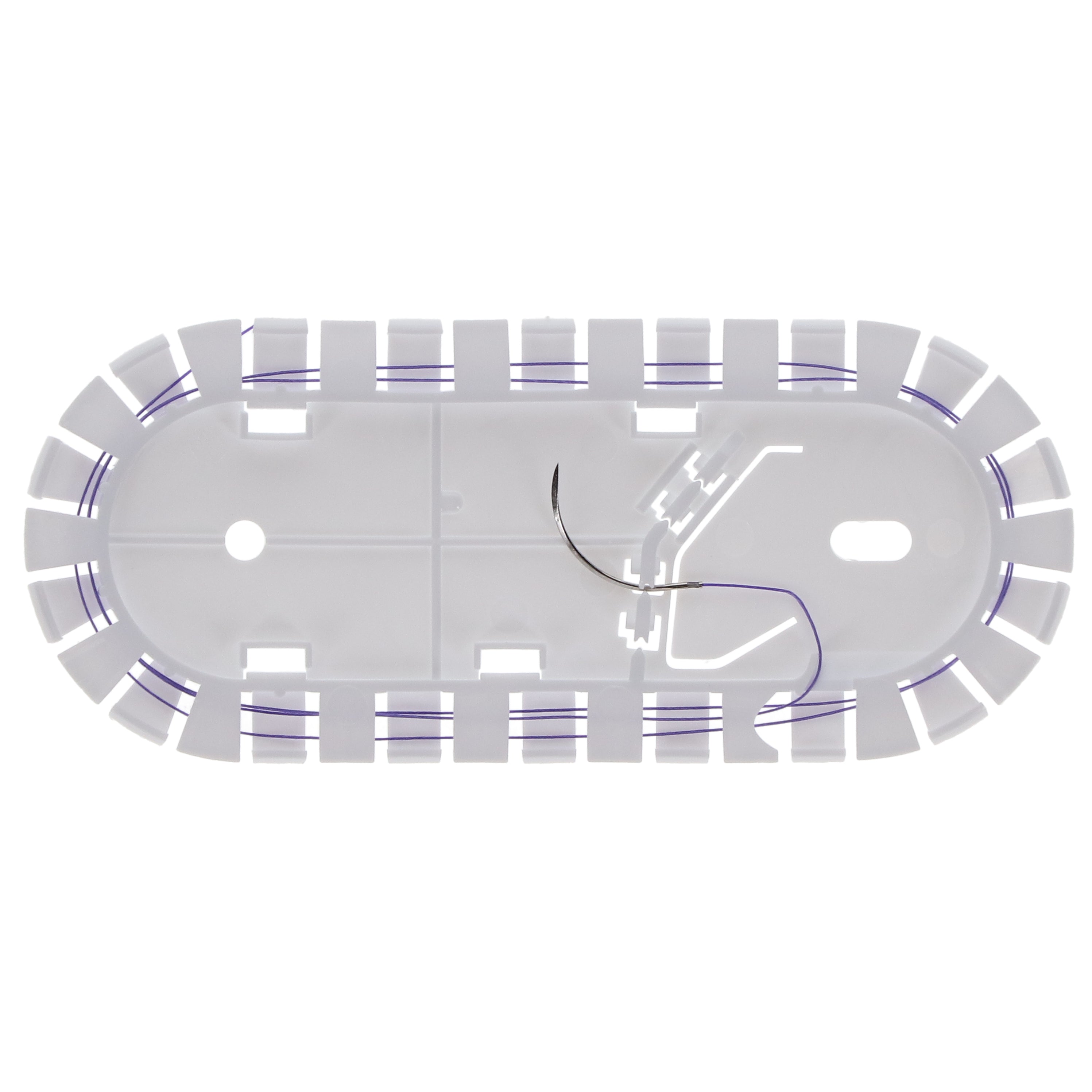 House Brand Dentistry 103119 HSB Polyglactin Violet Sutures 45cm 4/0 19mm 3/8 Circle Reverse Cutting 12/Bx