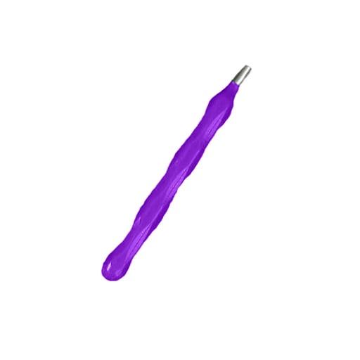 Plasdent 204MH-10M Silicone Dental Mirror Handle Cone Socket Purple