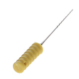 House Brand Dentistry 400622 HSB Barbed Broaches #2 XX-Fine 21mm Yellow Sterile 10/Pk