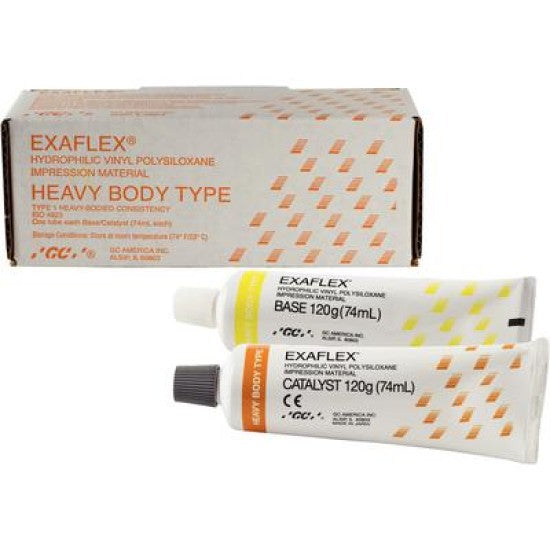 GC 138220 ExaFlex VPS Material Heavy Body Clinic Package 74mL