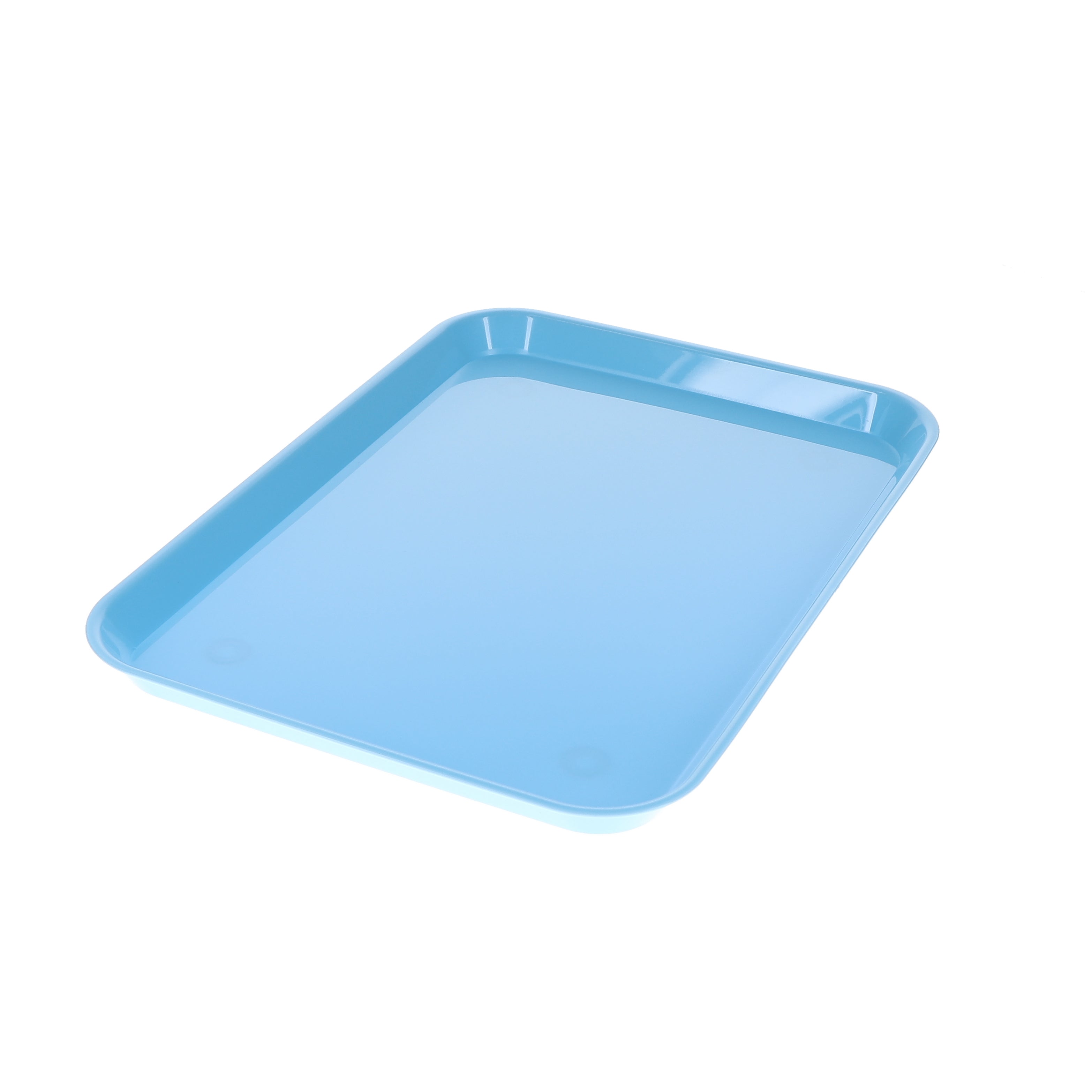 House Brand Dentistry 108136 HSB Set-Up Tray Flat #B Ritter Blue Plastic 13-3/8