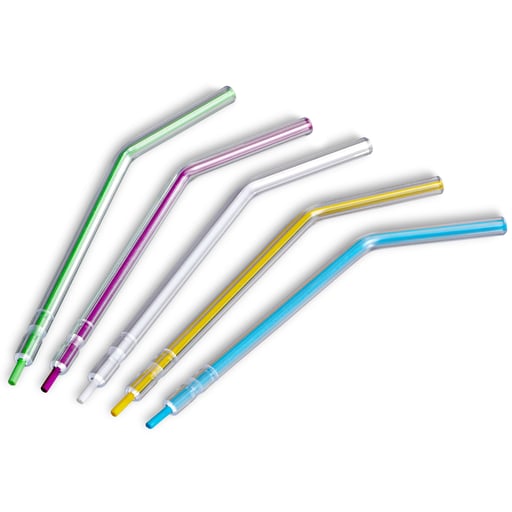 Mark3 1203 Multicolored Air/Water Dental Syringe Tips Plastic 1500/Pk