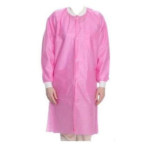 ValuMax 3560RBL EasyBreathe Lab Coats Raspberry Large 10/Pk