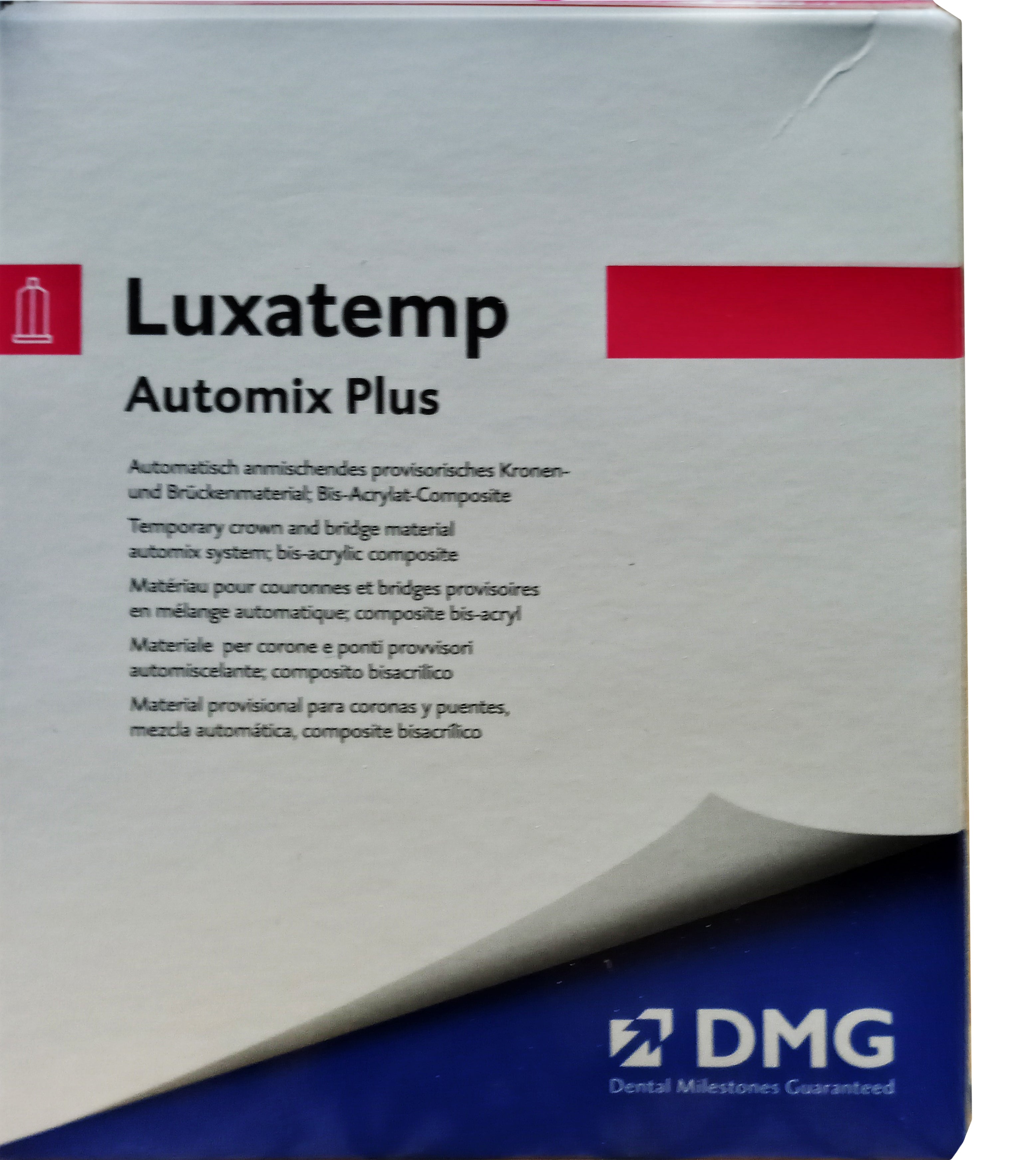 DMG 110404 Luxatemp Automix Plus Temporary Crown & Bridge Material Kit B1 EXP Jan 2026